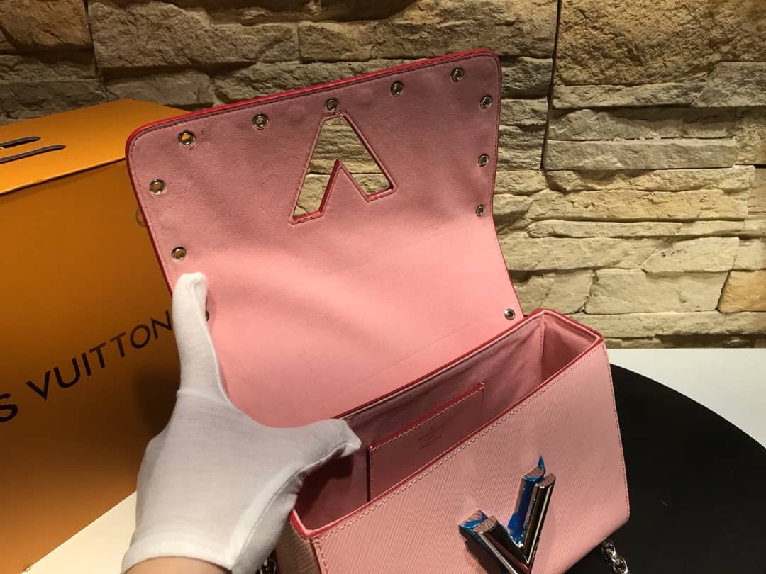 Louis Vuitton Twist MM Inspired Chain Shoulder Bag