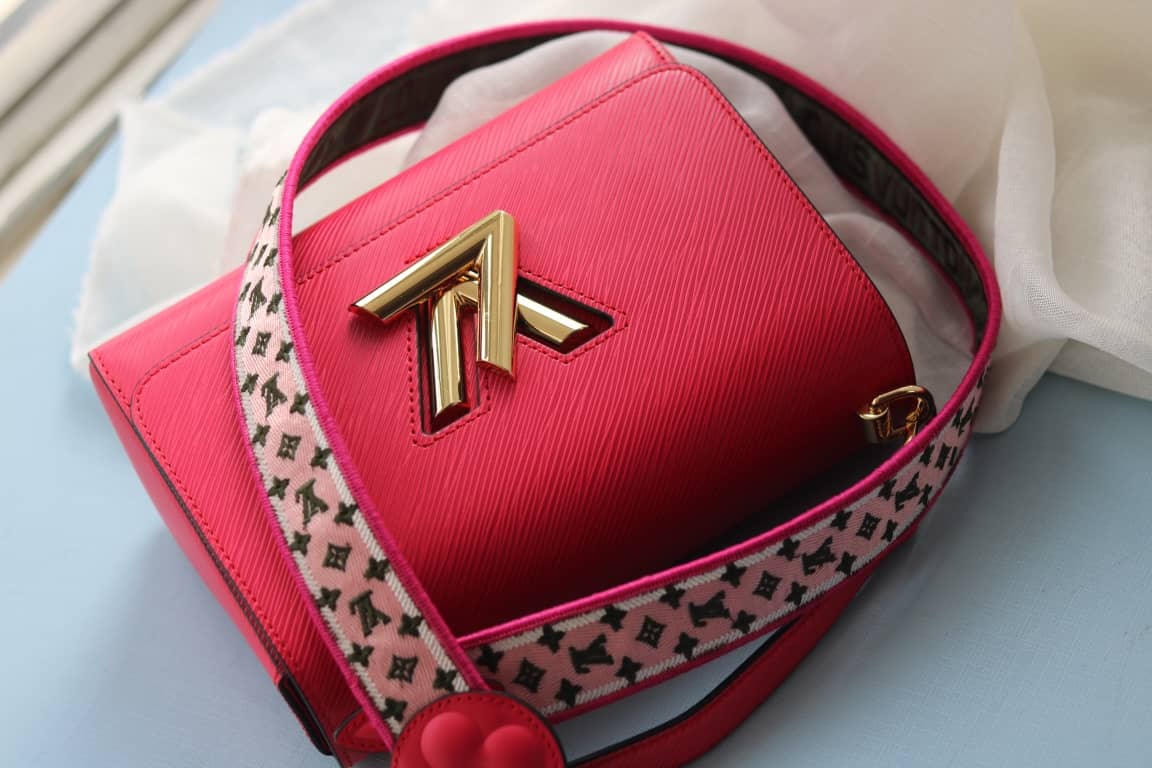 Louis Vuitton Textured Epi Leather Twist Series Bag Red