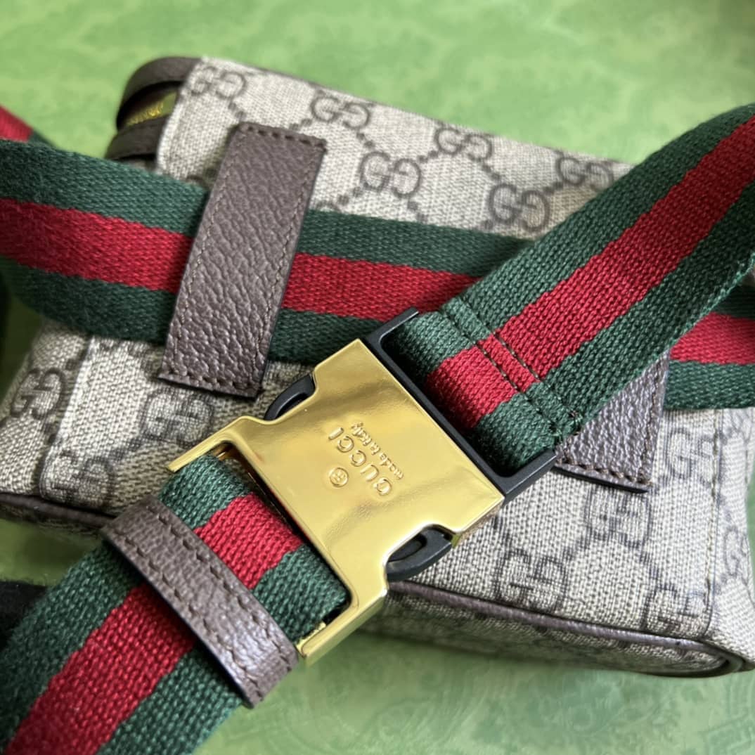 Best Replica Gucci Ophidia With Web 699765 Replica Belt Bag(ColaReps)