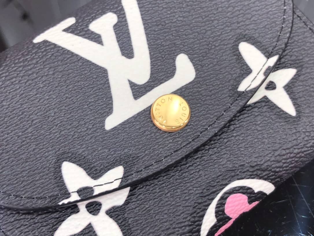 Louis Vuitton Dupe Purses Monogram Rosalie Coin Porto  Black M80755