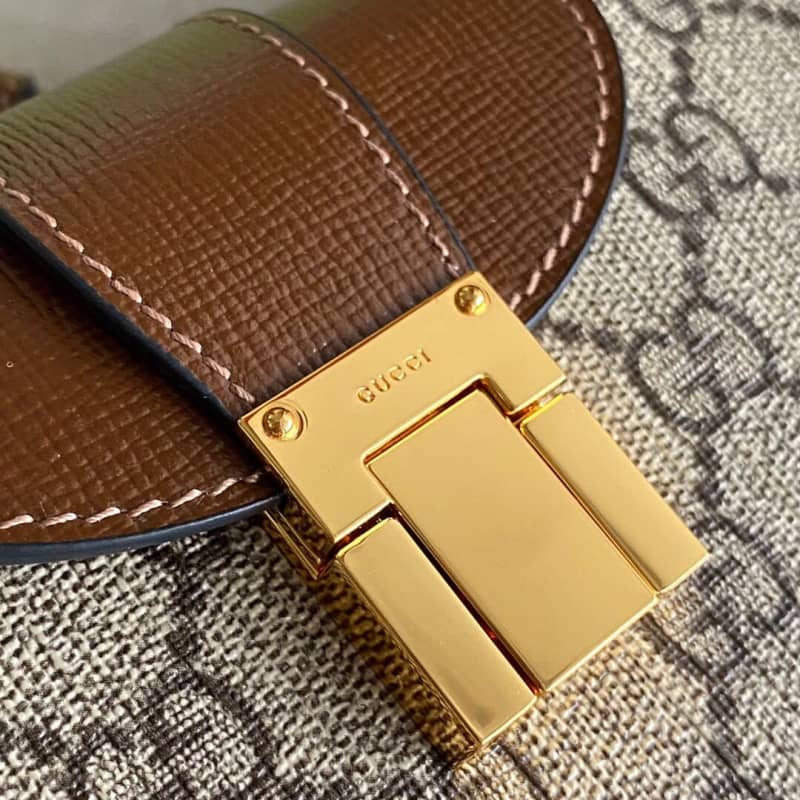 Gucci GG Clasp Closure Mini Camera Bag Replica 614368