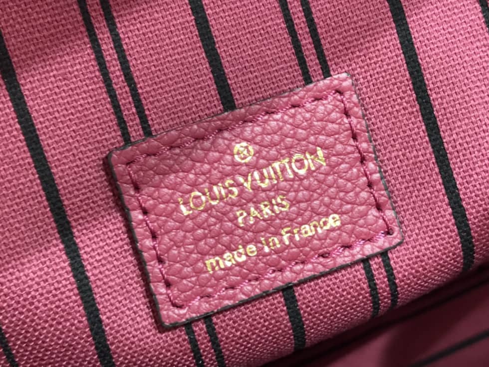 Best Replica Louis Vuitton Pochette Metis Marine Leather Rose M44071 Replica Shoulder Bag(ColaReps)