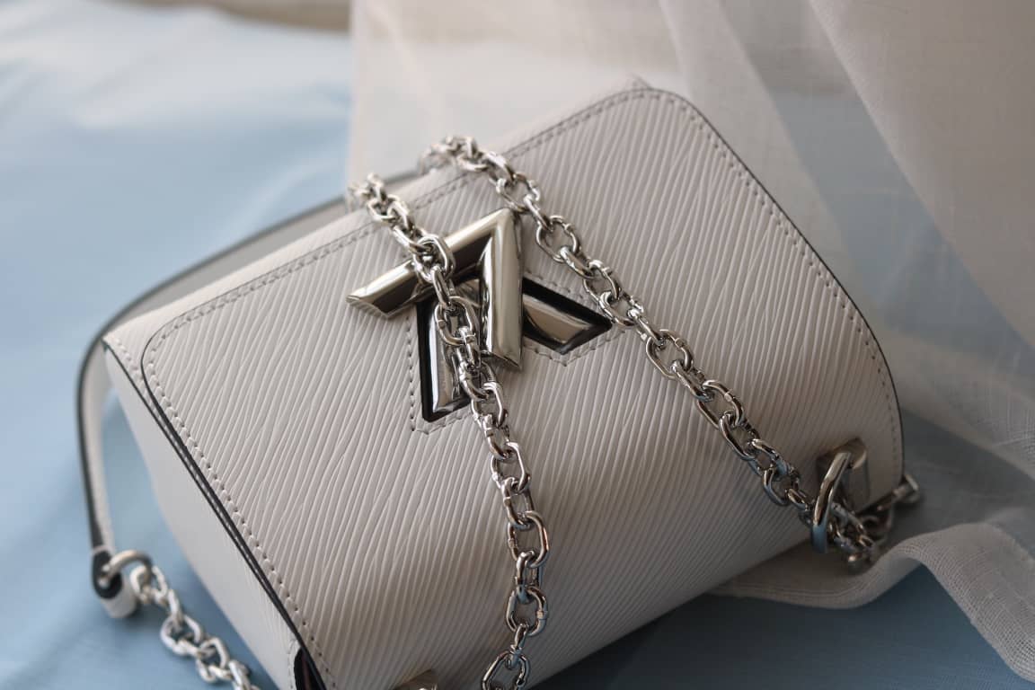 Louis Vuitton Replica Twist MM Epi Leather Bag White
