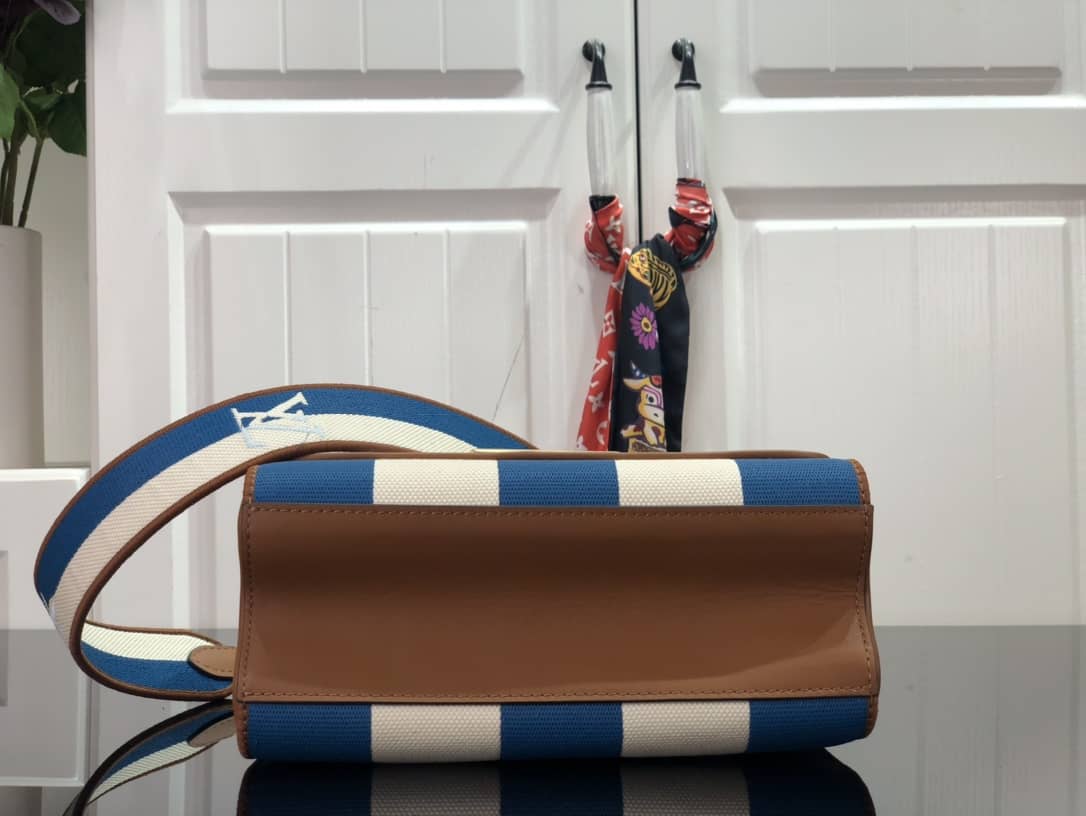 Louis Vuitton Embroidered Canvas Calf Leather Twist MM Replica Bag M57659