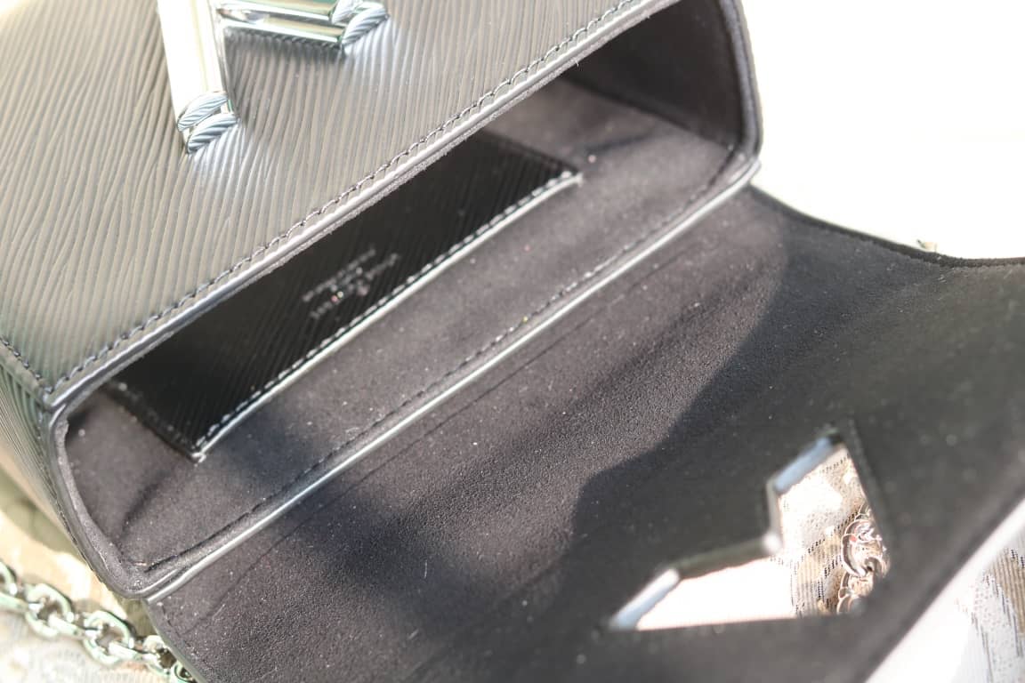 Louis Vuitton Replica Twist MM Epi Leather Bag Black