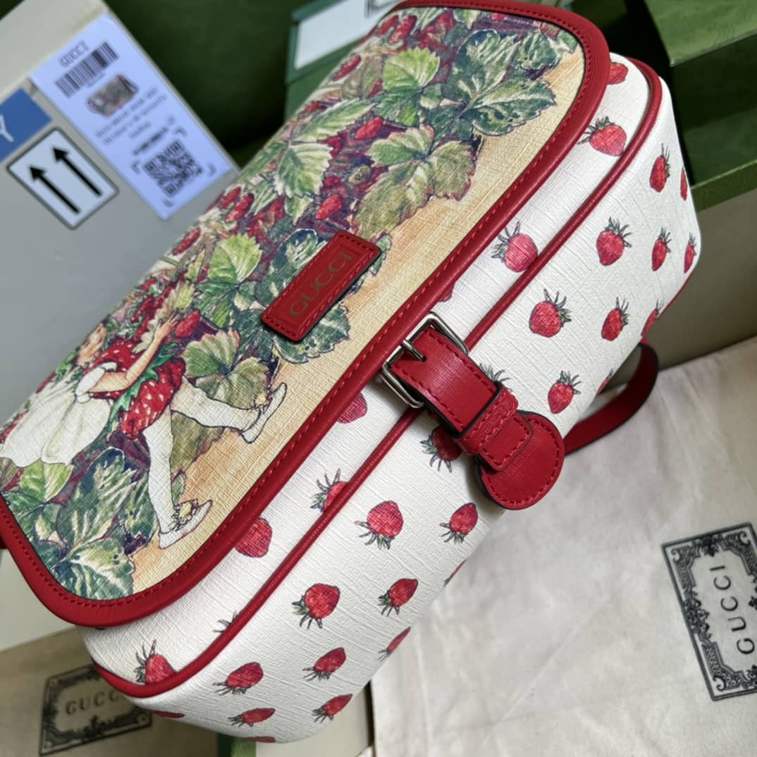Gucci Children Strawberry Fairy Print 664143 Replica Shoulder Bag
