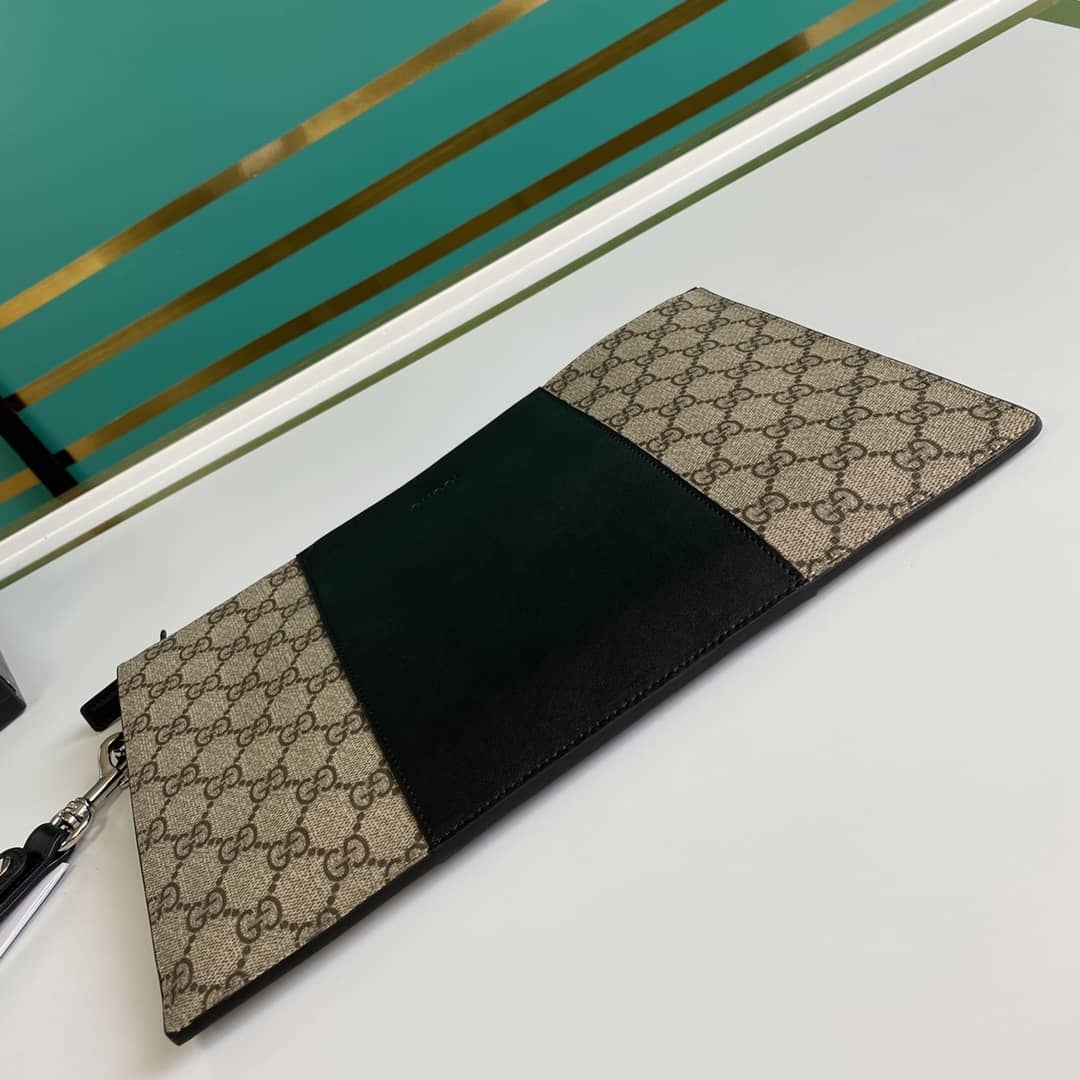Gucci GG Supreme Canvas Pouch Replica 495017