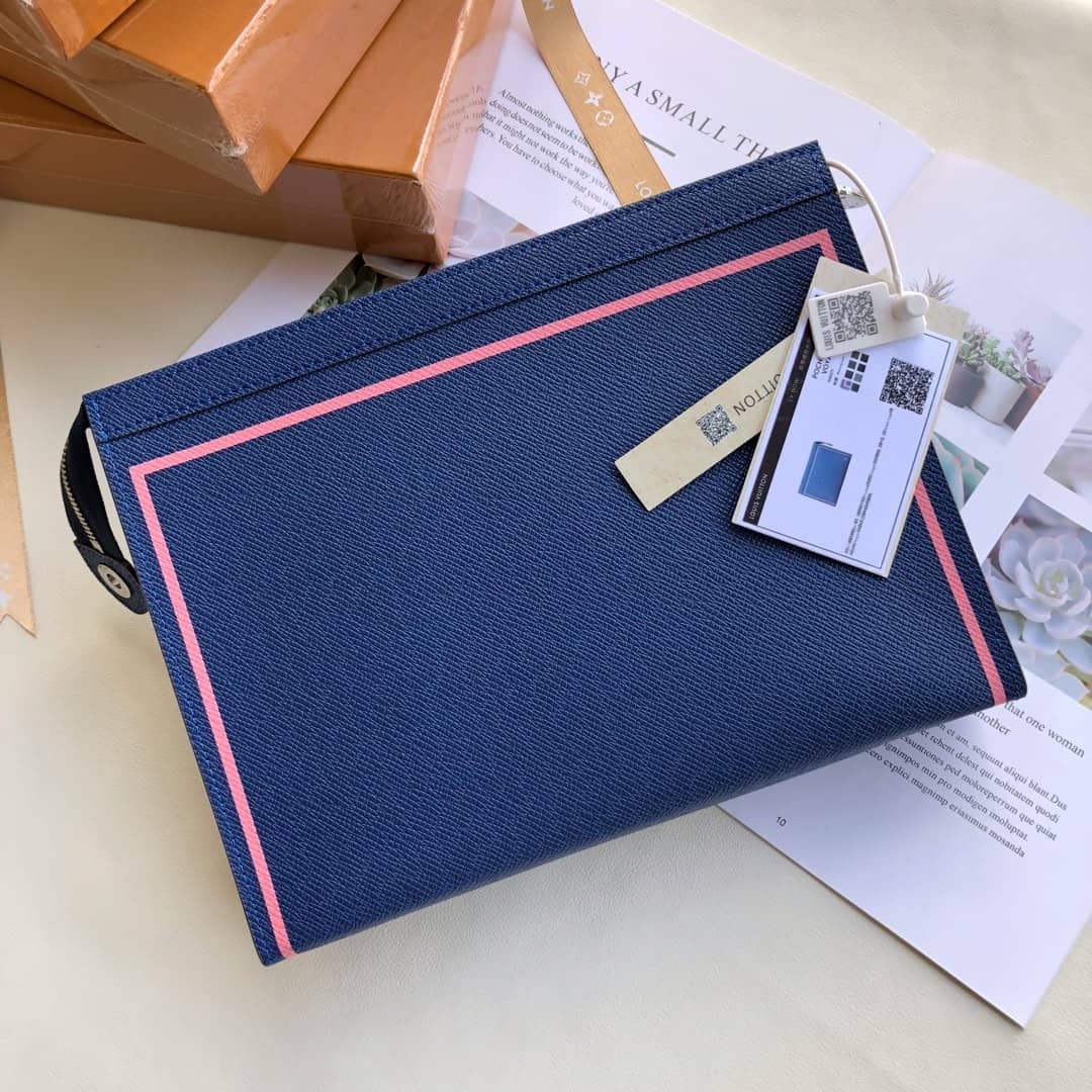 Louis Vuitton Taiga Leather Pochette Voyage MM Replica M30577