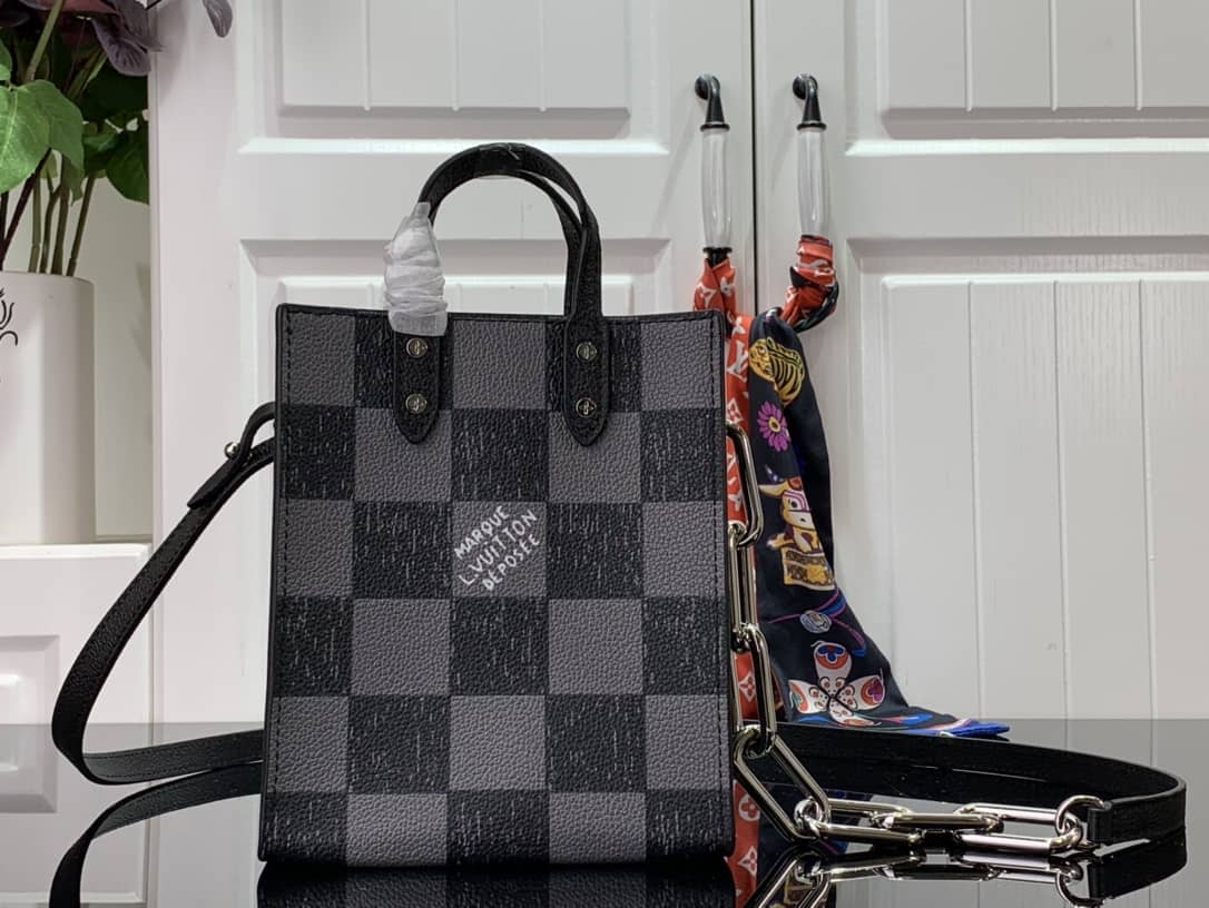 Louis Vuitton Damier Checkerboard Pattern Sac Plat XS Bag Replica N60495