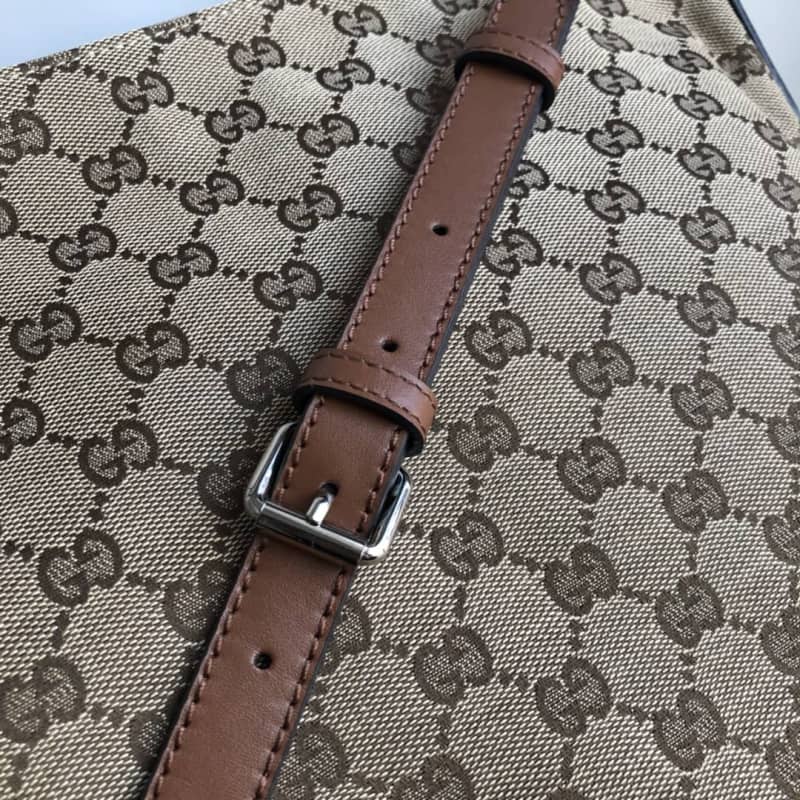 Gucci GG Canvas Shoulder Bag Replica Brown 308930