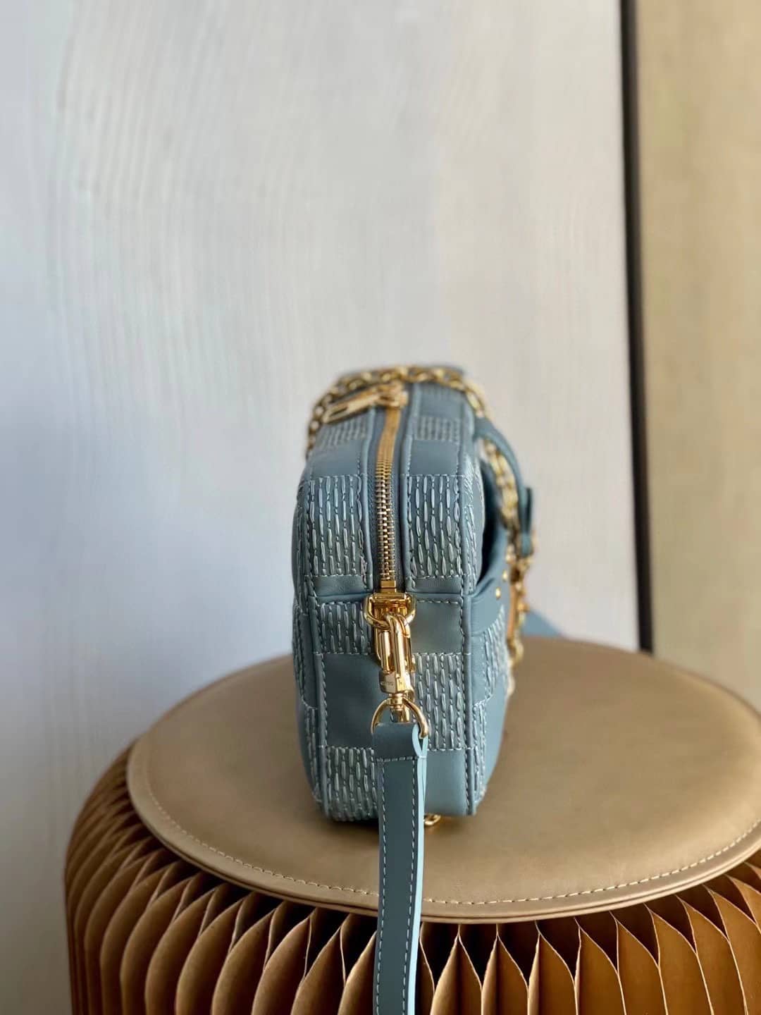 Louis Vuitton Troca PM Blue M59116 Replica Crossbody Bag