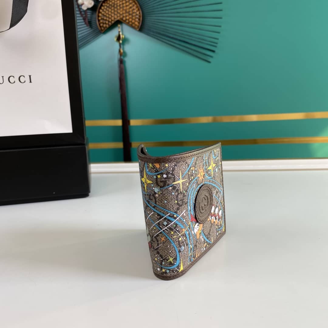 Gucci x Disney Donald Duck Billfold Wallet Replica 647937