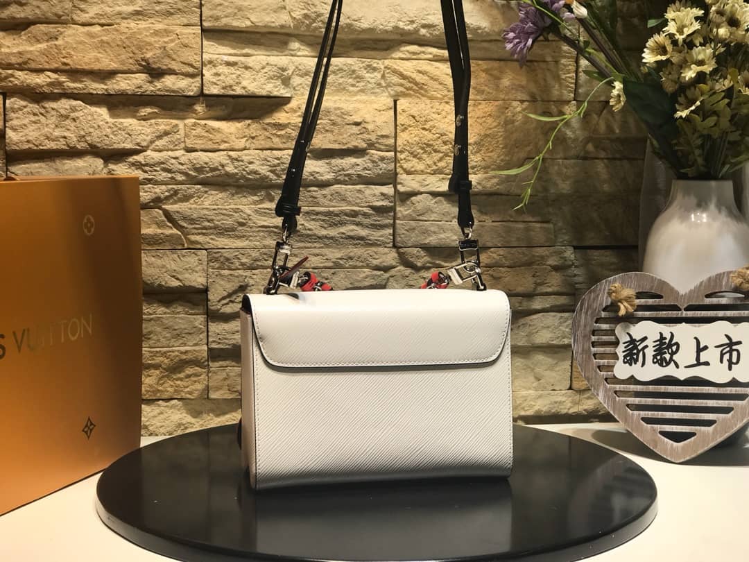 Louis Vuitton Twist MM Bag White M50296 Replica