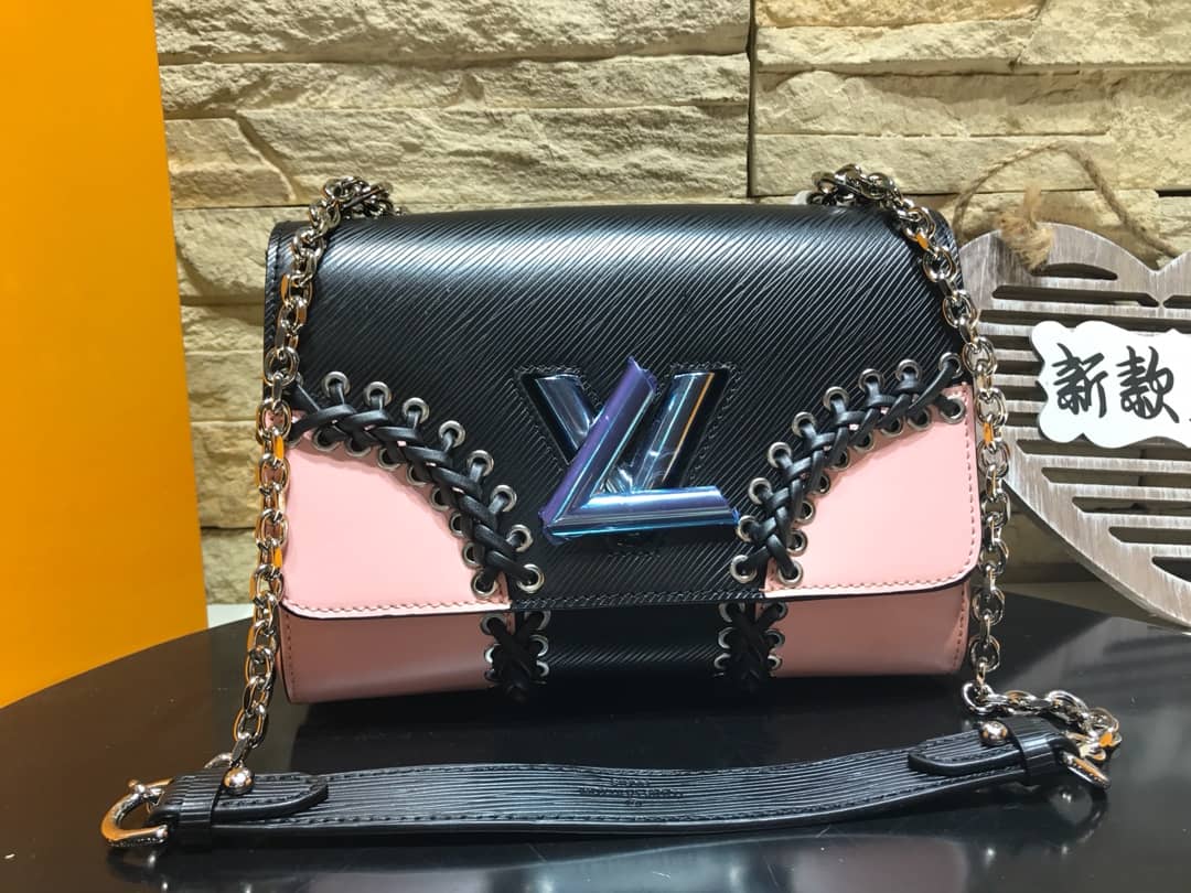 Louis Vuitton Replica Twist MM Epi Leather Bag Pink