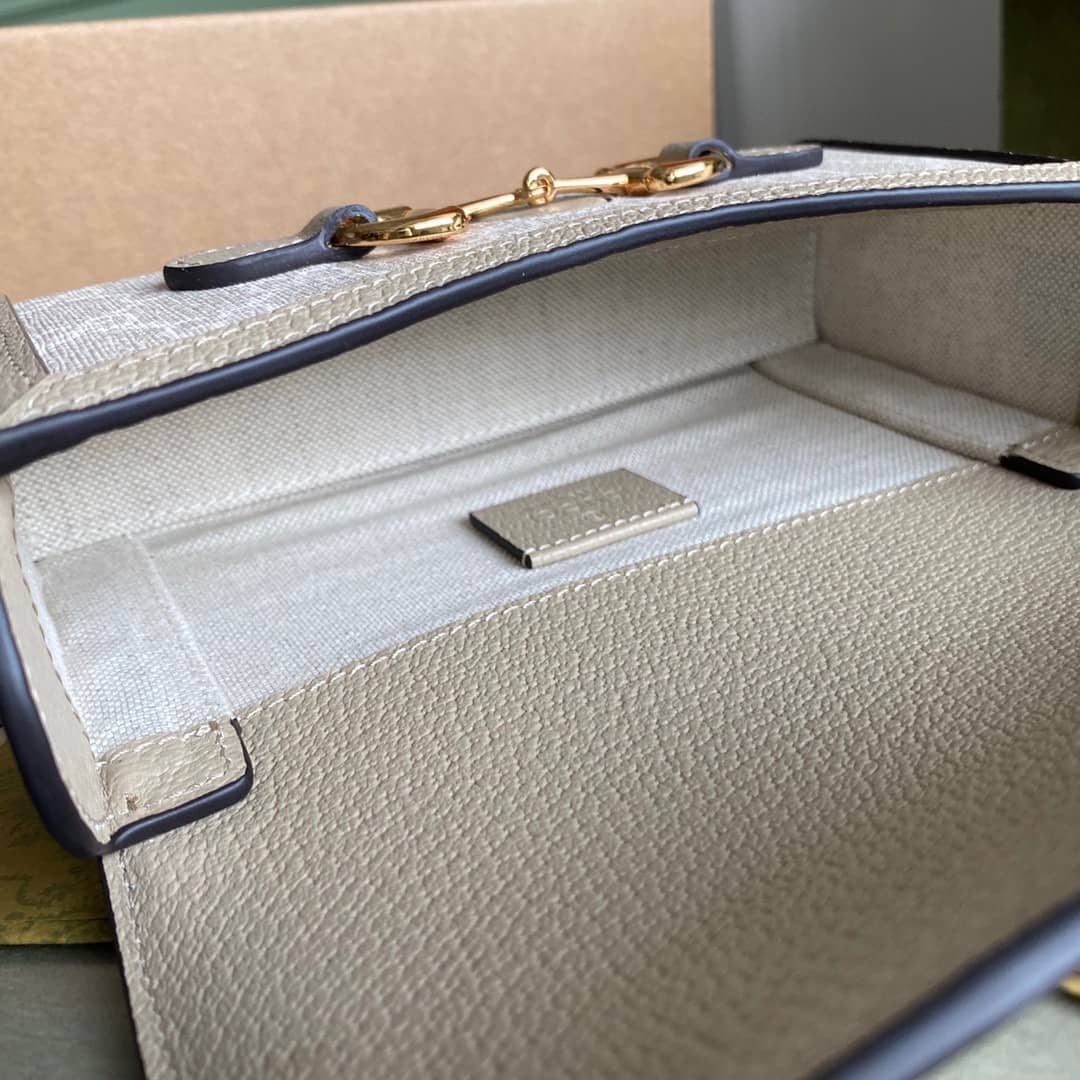 Gucci Horsebit 1955 Mini Bag White 699296 Replica