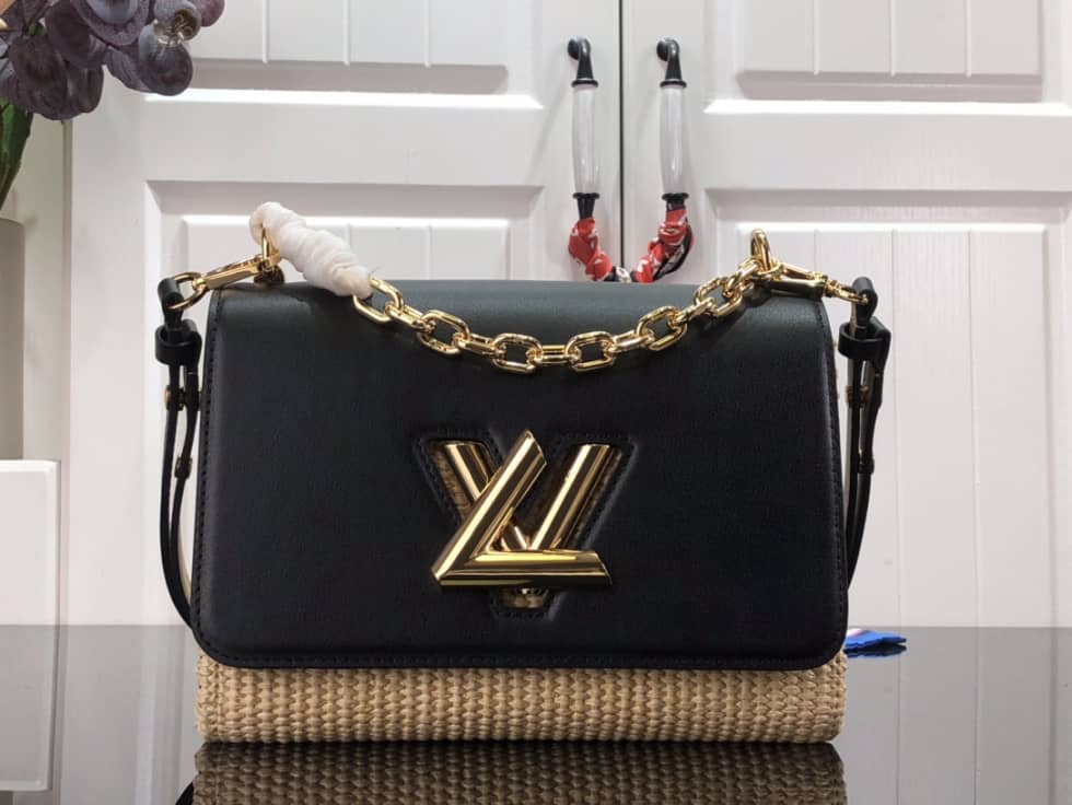 Louis Vuitton Twist MM Raffia Replica Bag M57648