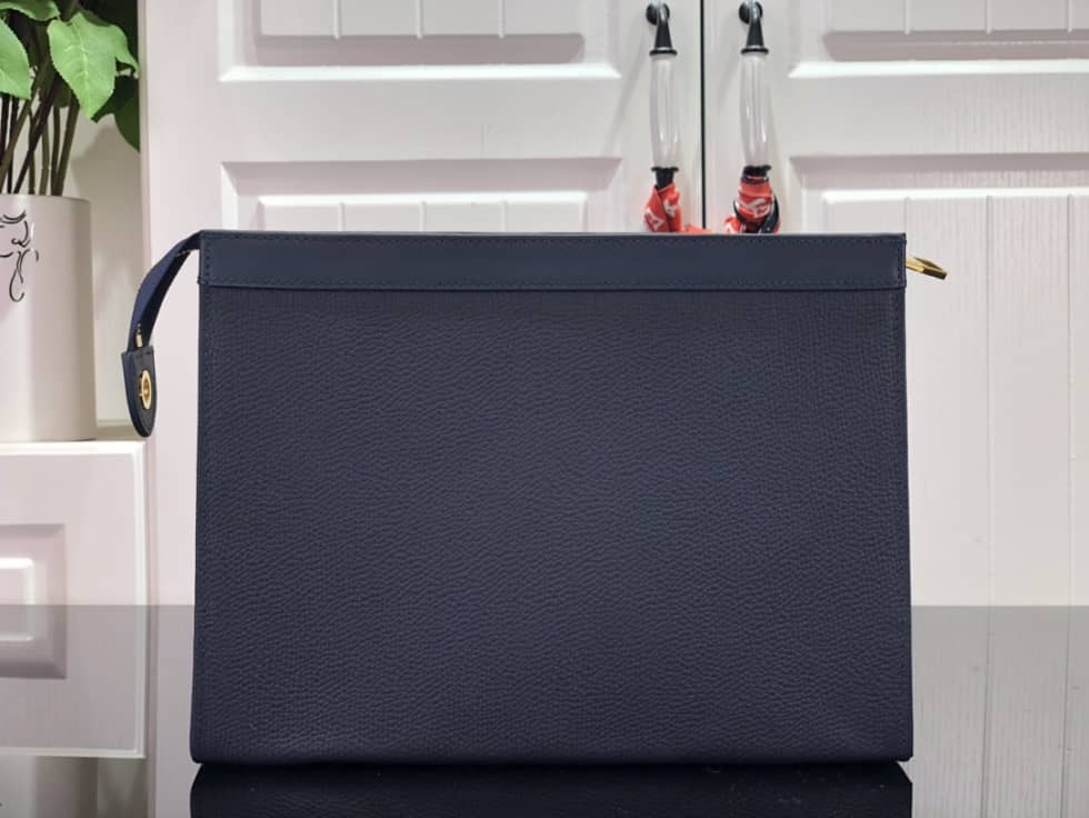 Louis Vuitton Pochette Dupe x Nigo Voyage MM Monogram Blue M45961