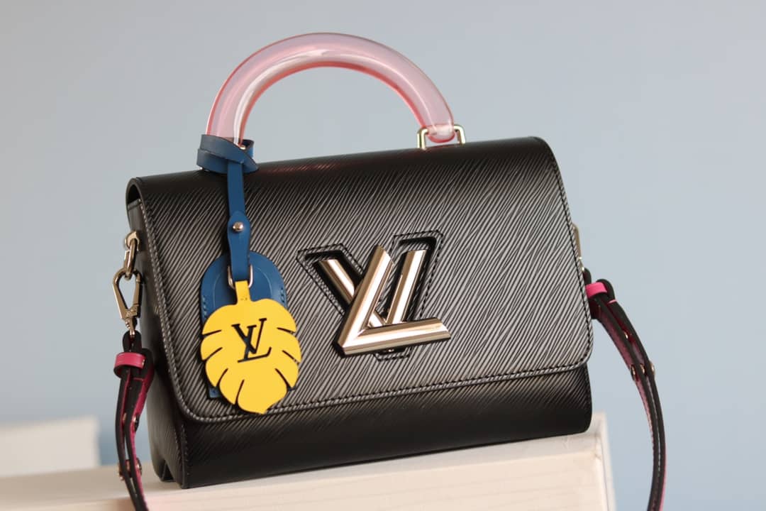 Louis Vuitton Epi Twist PM Chain Black M50332 Replica Crossbody Bag