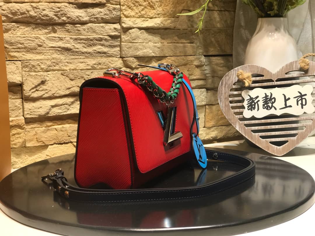 Louis Vuitton Twist MM Bag Red M50296 Replica