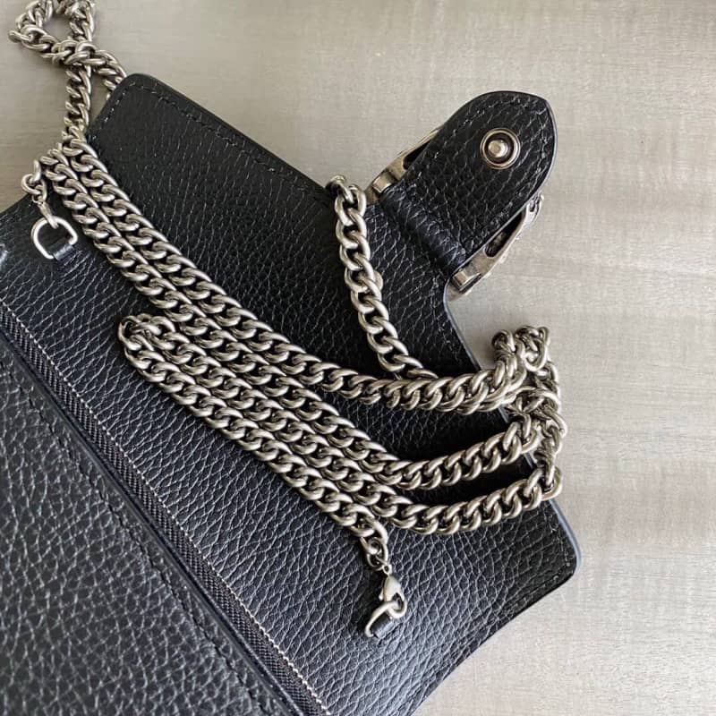 Gucci Dionysus Chain Wallet Shoulder Bag Replica Black 401231