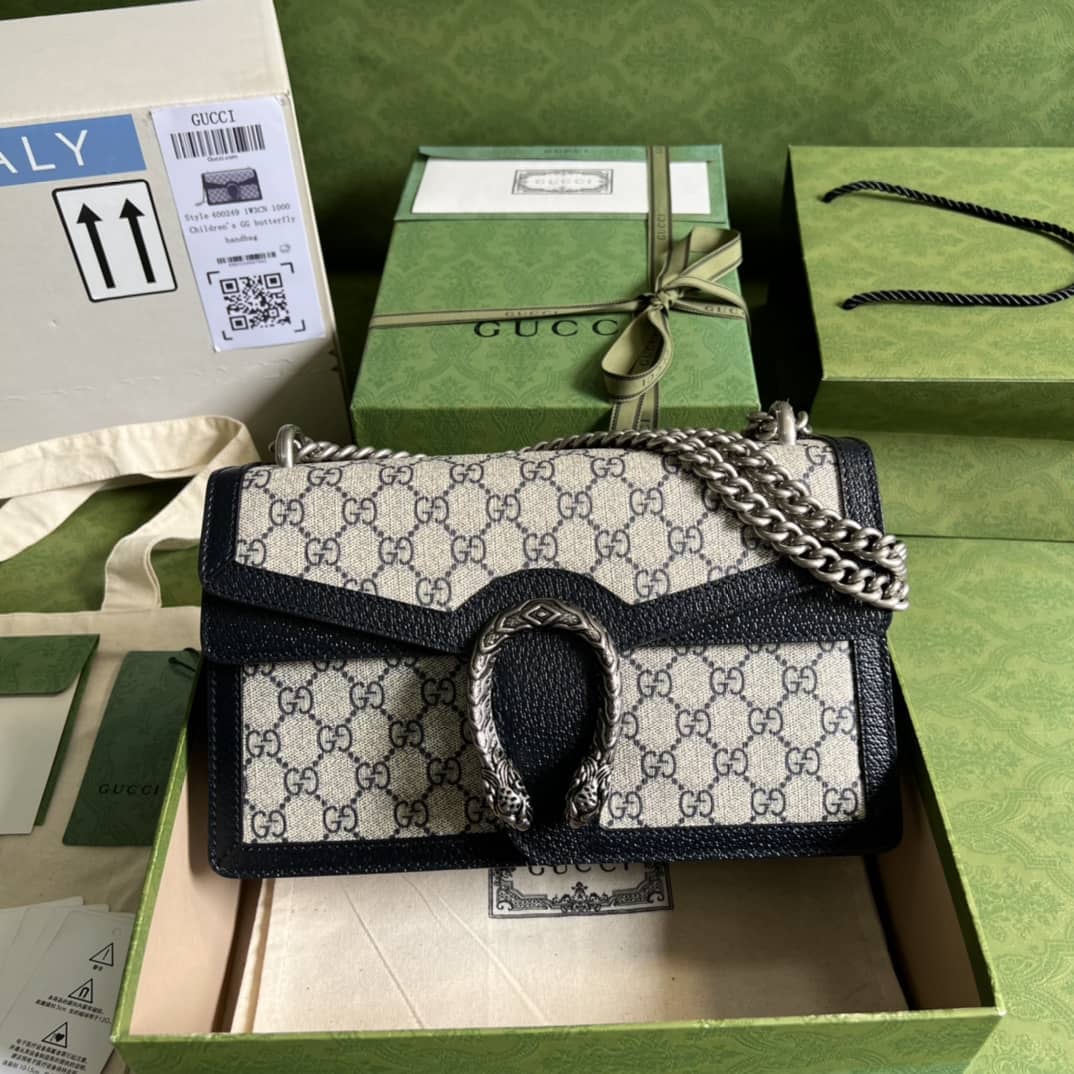 Gucci Dionysus GG Supreme Leather 400249 Replica Crossbody Bag