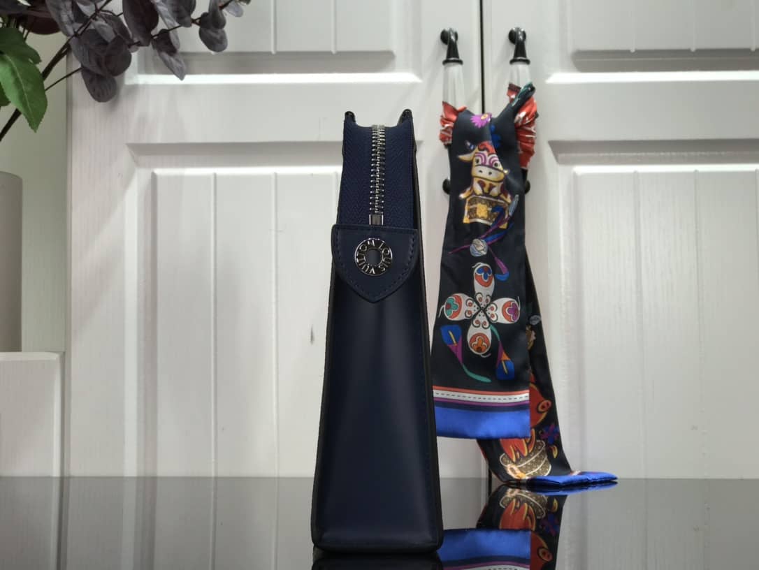 Louis Vuitton Replica Pochette Voyage MM Epi Damier Leather Blue M56827