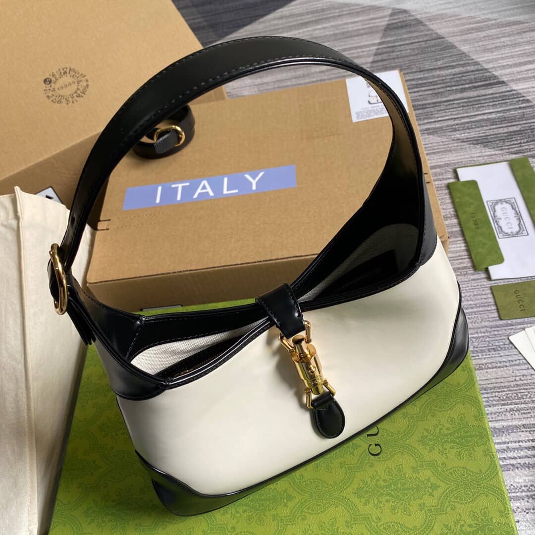 Gucci GG Jackie 1961 Mini Shoulder Bag Replica White 637092