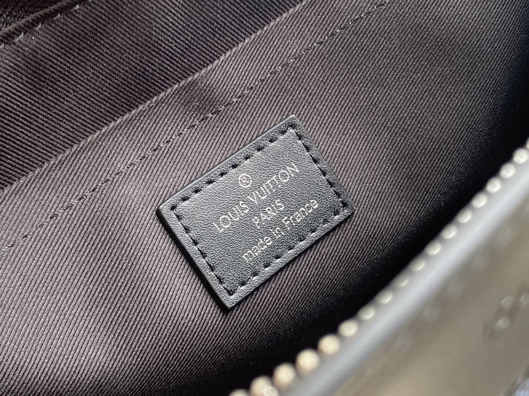 Louis Vuitton Damier 3D Cowhide Leather Standing Replica Pouch N60448