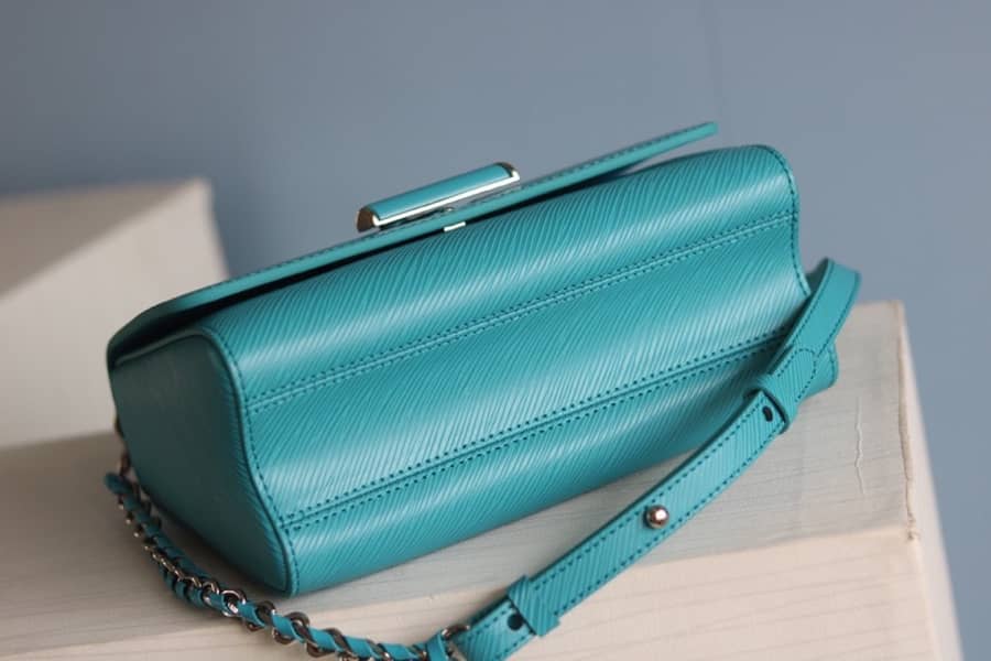 Louis Vuitton Twist MM Chain Leather Replica Bag Green M50282