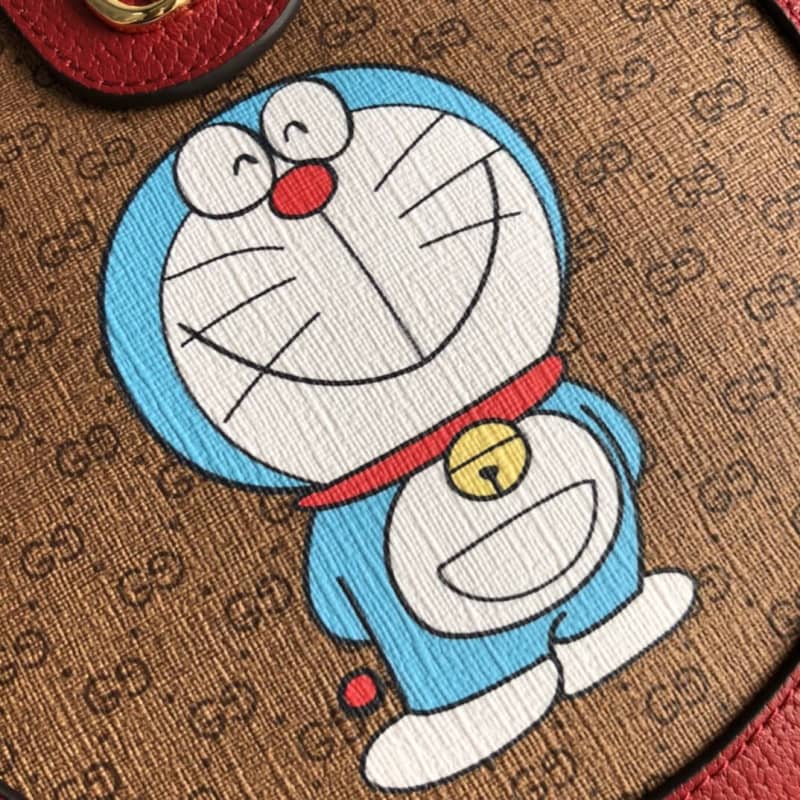 Gucci Doraemon Collaboration Pvc Shoulder Bag Replica 625216