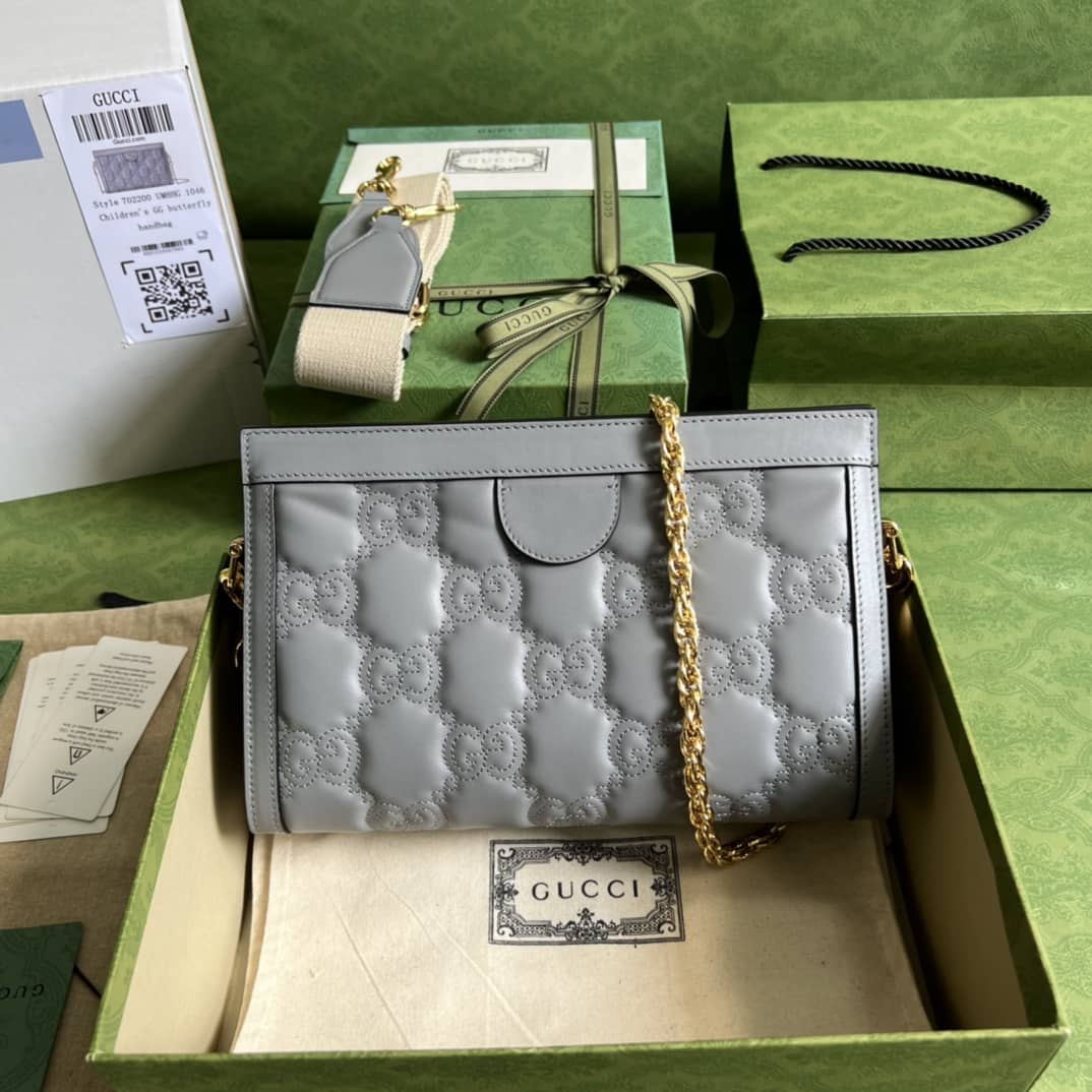 Gucci GG Matelassé Leather 702200 Replica Shoulder Bag