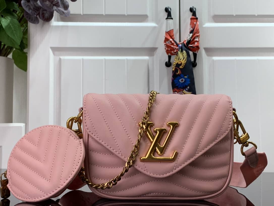 Louis Vuitton New Wave Multi Replica Pochette Pink M56466