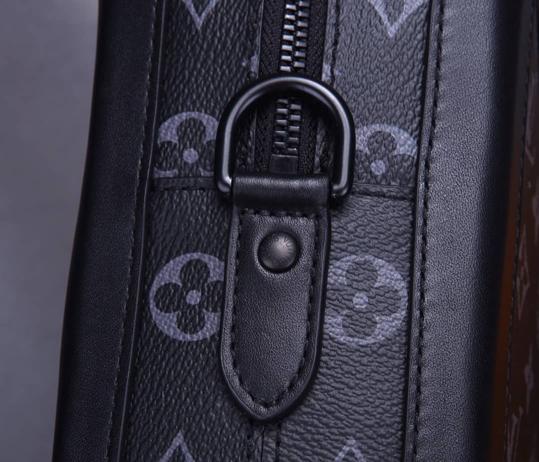 Louis Vuitton Monogram Soft Trunk Replica Briefcase Laptop Bag Black M44952