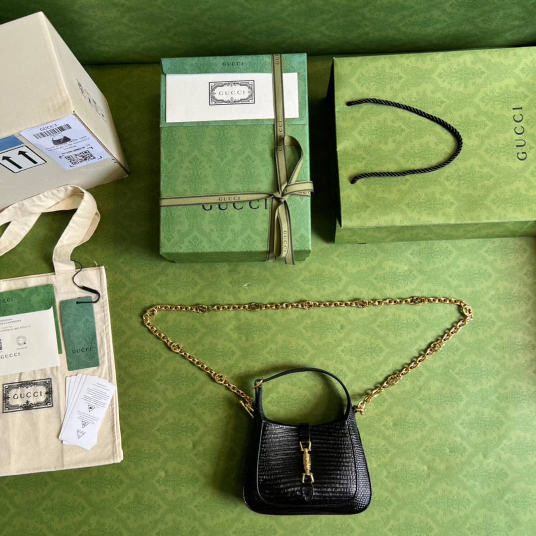 Gucci Jackie 1961 Mini Shoulder Bag Black 675799 Replica