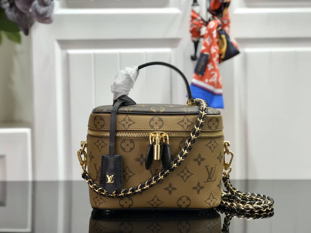 Louis Vuitton Monogram Canvas BB Vanity Case Bag Replica M53369
