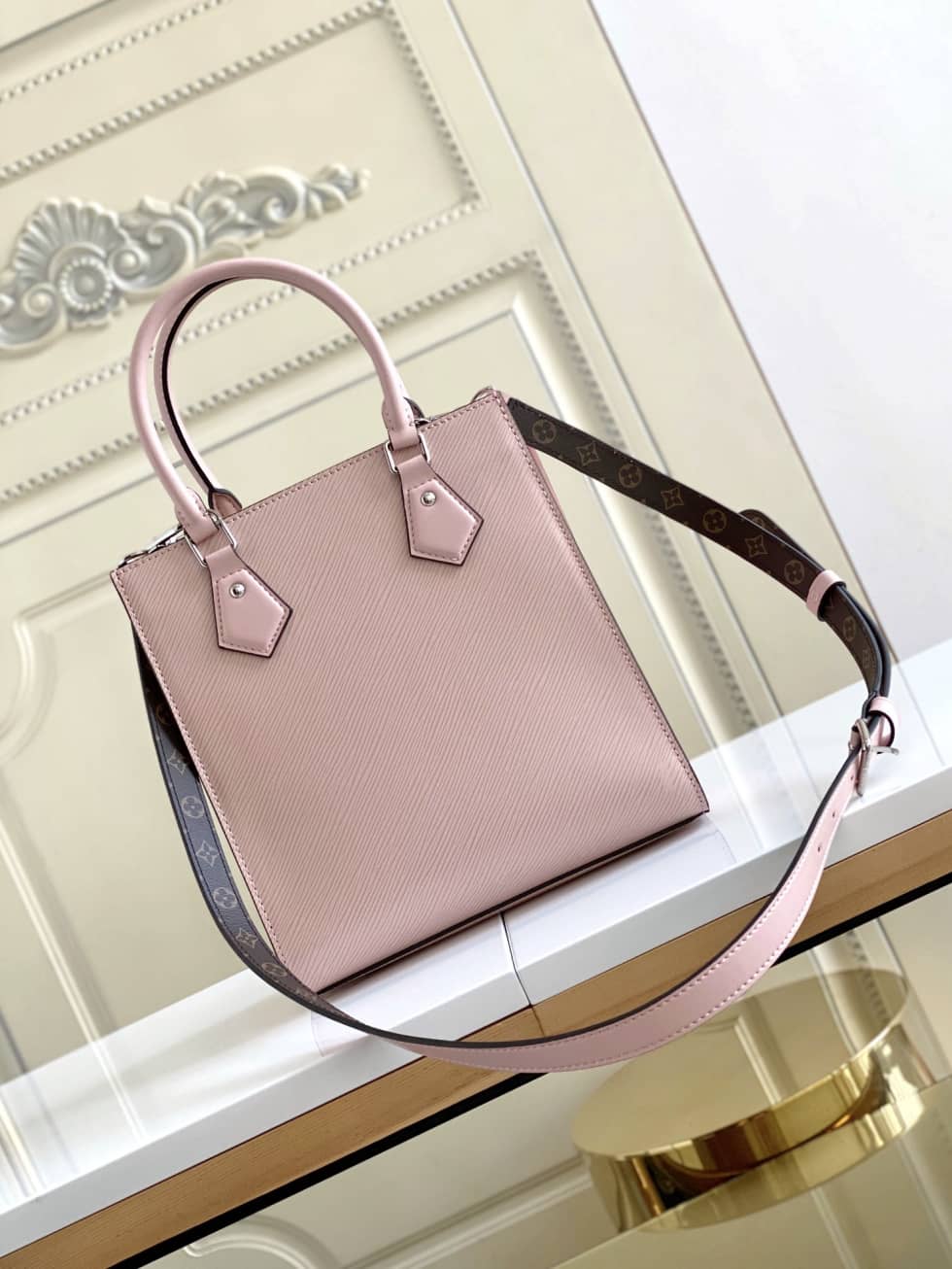 Louis Vuitton Sac Plat BB Pink M58659 Replica Shoulder Bag