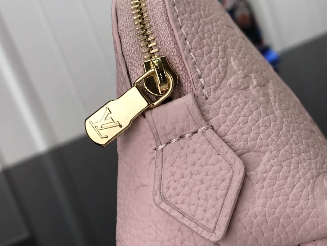 Louis Vuitton Pochette Dupe Monogram Cosmetic Pouch  Pink M47515