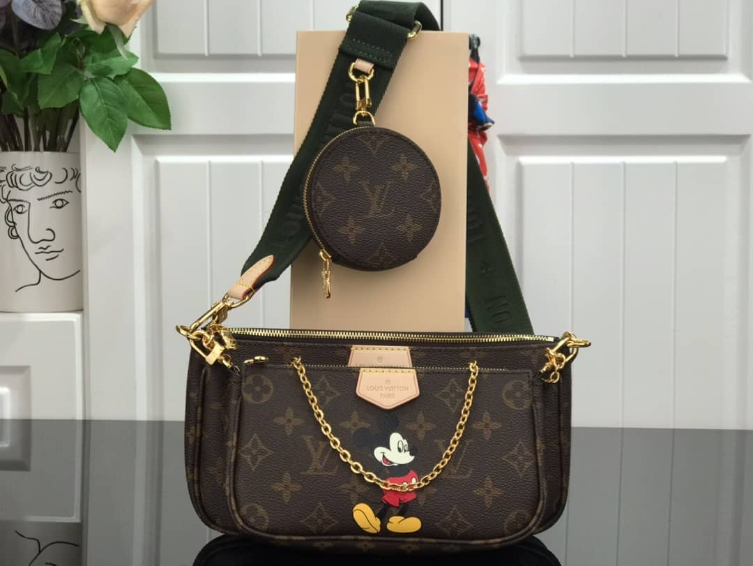 Louis Vuitton Monogram Canvas Multi Pochette Replica Brown M44823