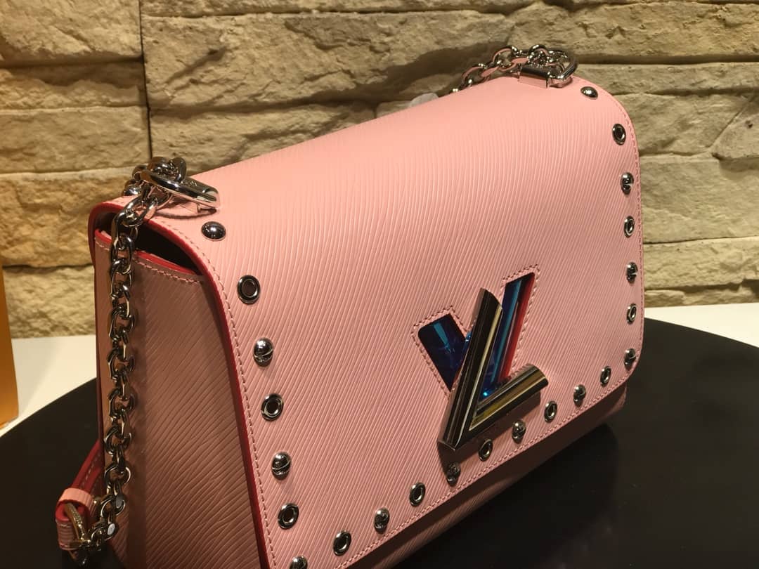 Louis Vuitton Twist MM Inspired Chain Shoulder Bag