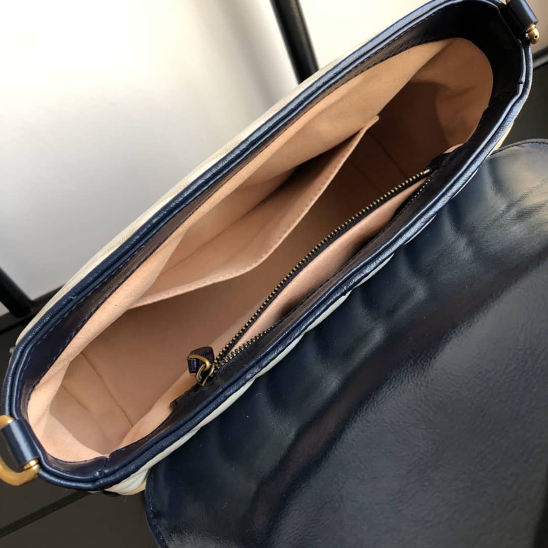 Gucci Marmont Dupe GG Marmont Replica Bag White 498100