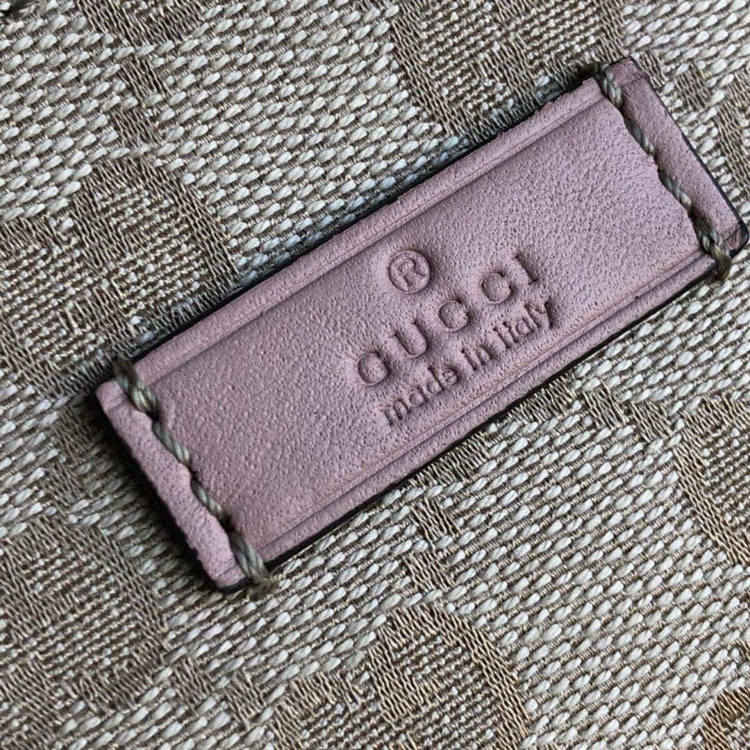Gucci GG Canvas Shoulder Bag Replica Beige 189749