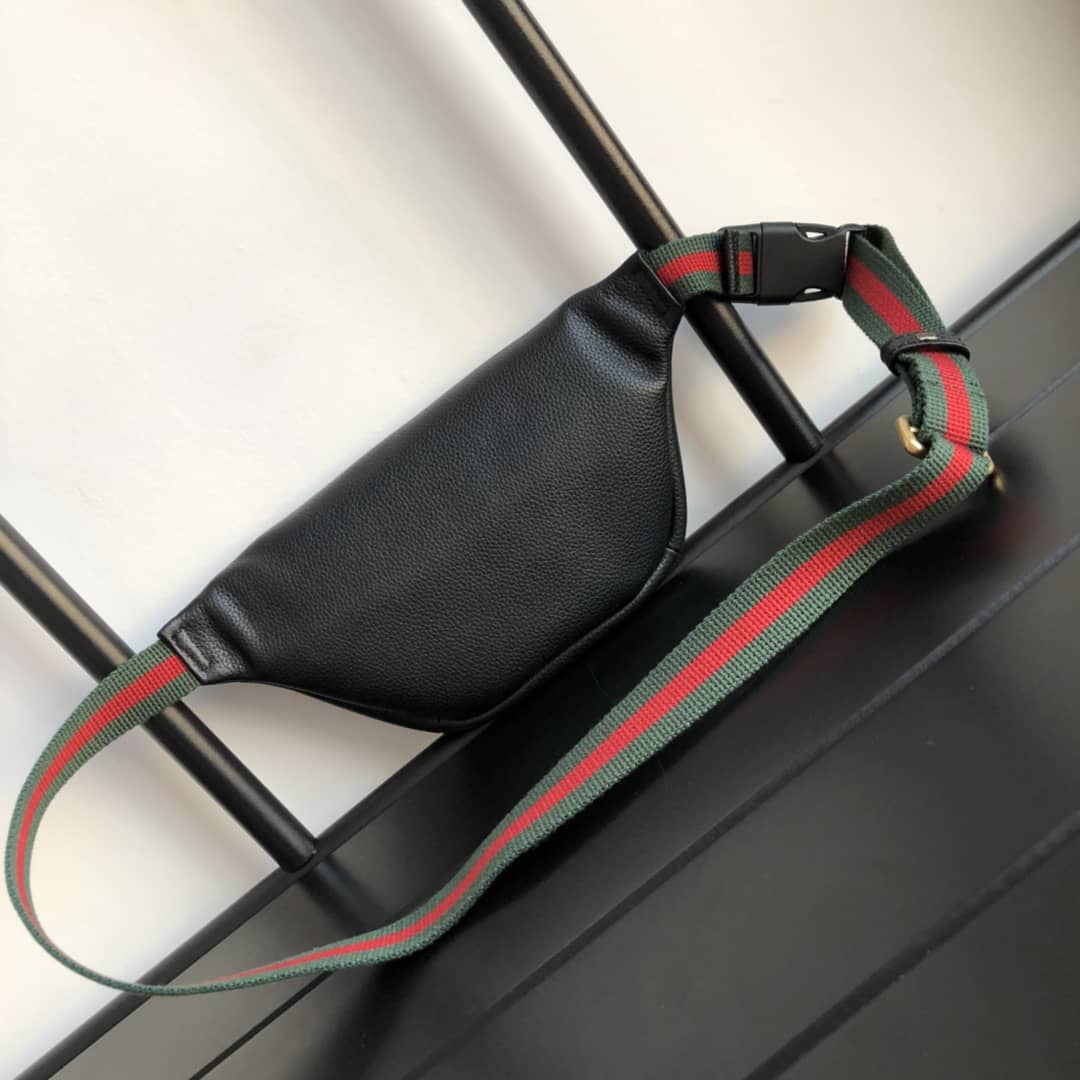 Gucci Print Small Waist Body Belt Bag Replica Black 527792