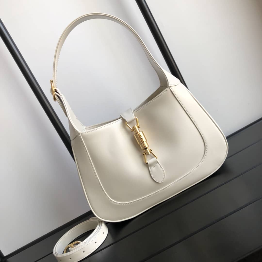 Gucci GG Jackie 1961 Small Hobo Shoulder Bag Replica White 636709