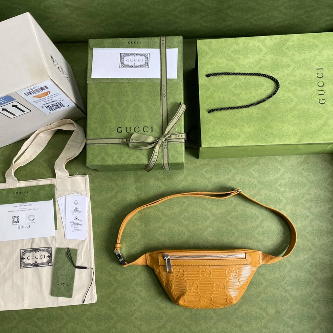 Gucci GG Embossed Belt Bag Replica 658582