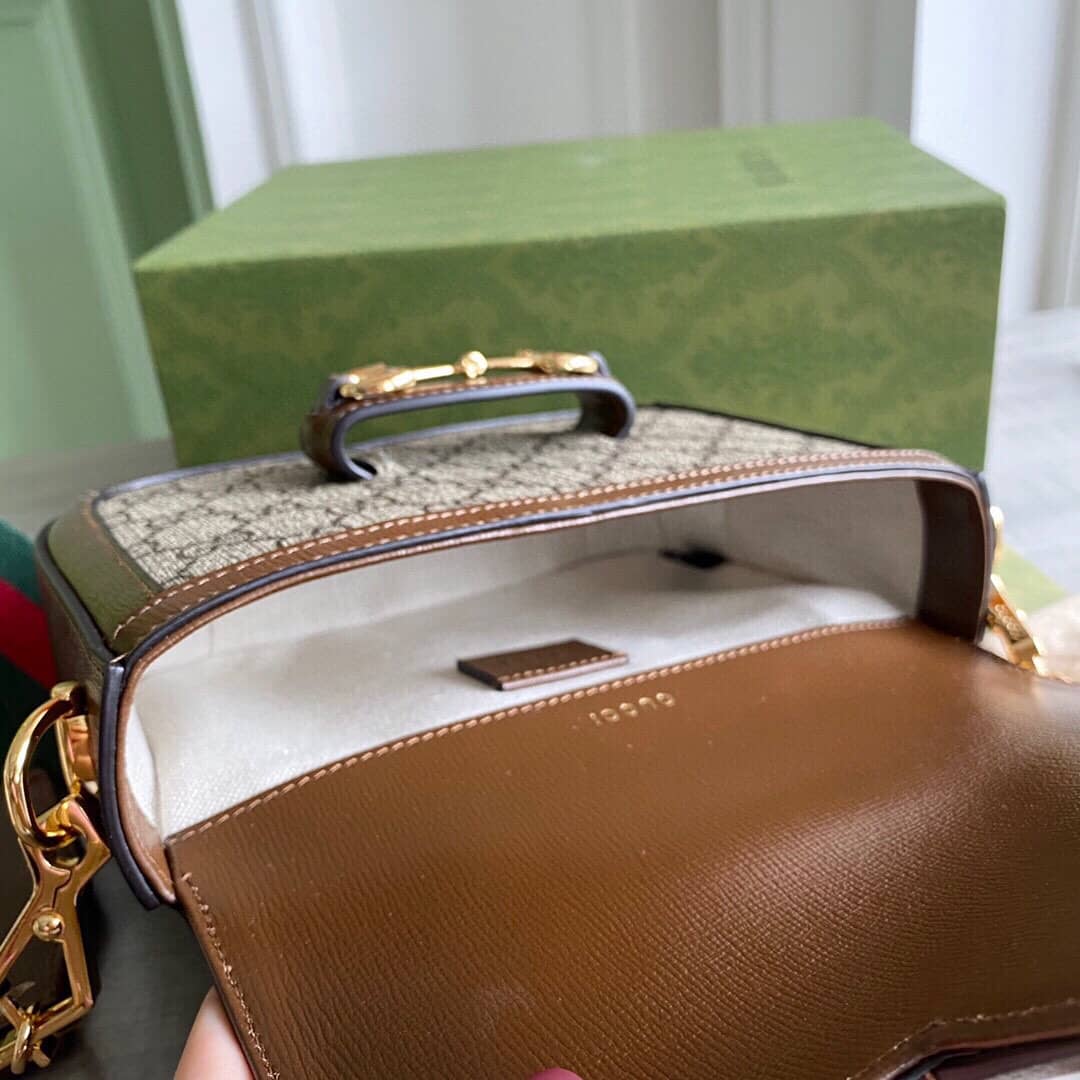 Gucci Horsebit 1955 Mini Bag Replica Brown 658574