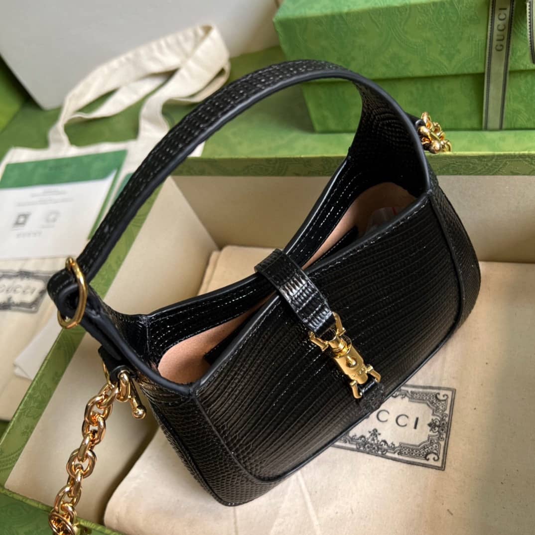 Gucci Jackie 1961 Mini Shoulder Bag Black 675799 Replica