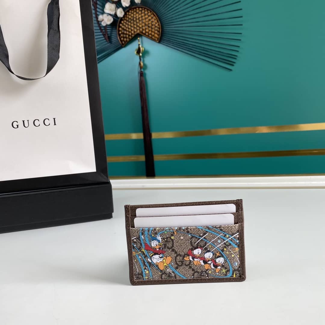 Gucci x Disney Donald Duck Credit Card Holder Replica 647942