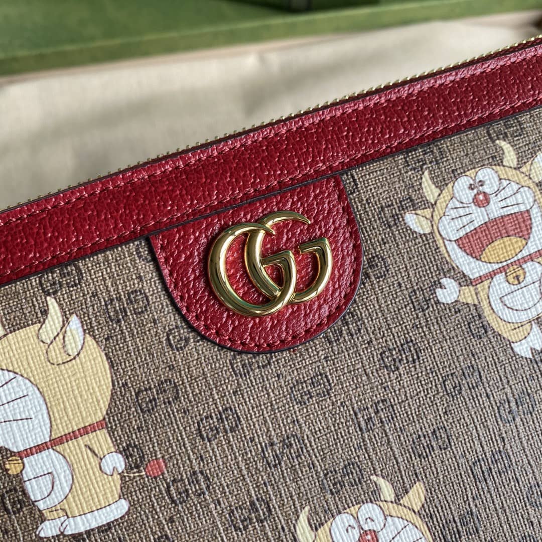 Gucci Doraemon x Gucci Pouch Clutch Replica 647804