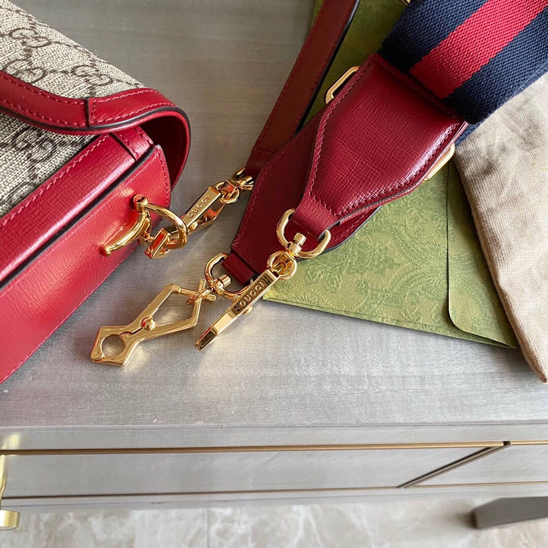 Gucci Horsebit 1955 Mini Bag Replica Red 658574