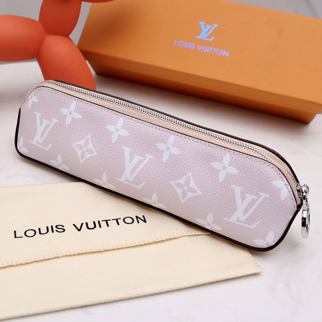 Louis Vuitton Pencil Pouch Elizabeth Monogram Canvas Replica Pink GI0009